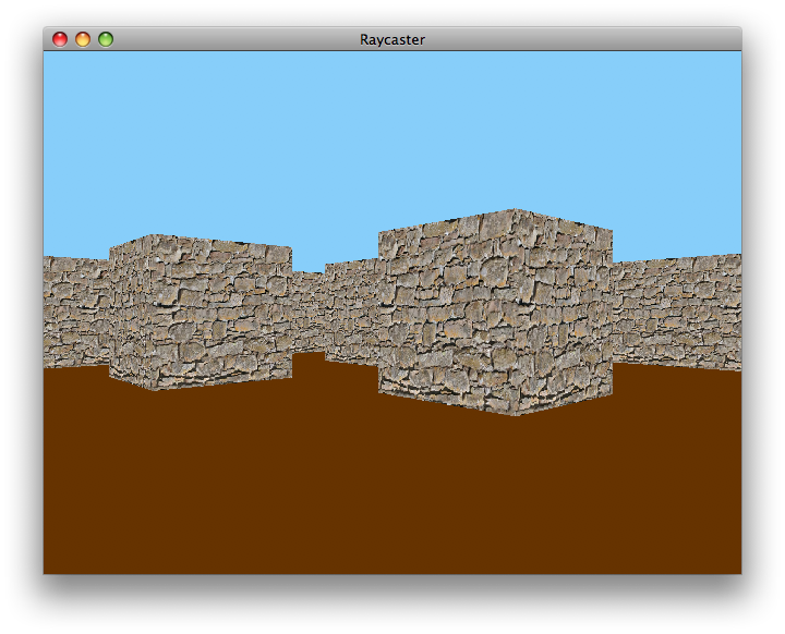 raycasting - texture mapping
